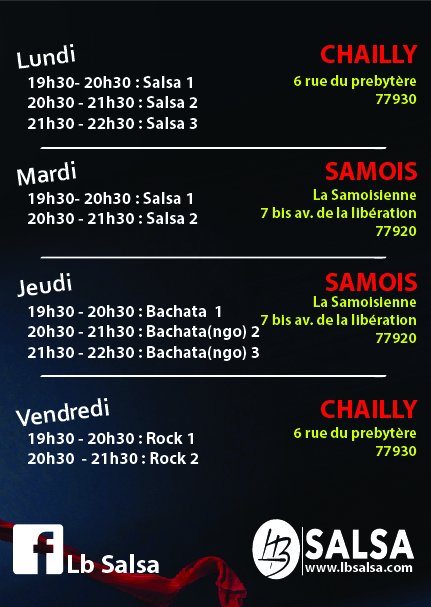 cours de bachata ponthierry